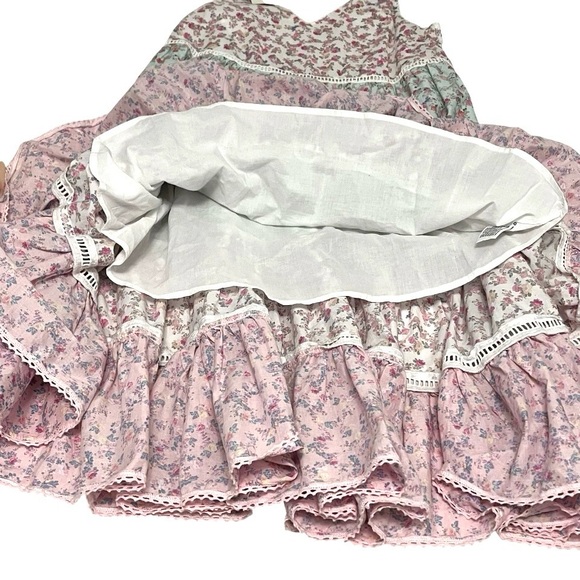 LoveShackFancy x Target Camille Babydoll Dress XS Cottagecore Floral Tiered NWT - Picture 6 of 10